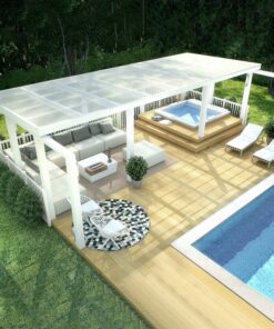 Plasttak Extreme Klar - Opal - Røyk